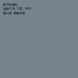 #77848D - Blue Smoke Color Image